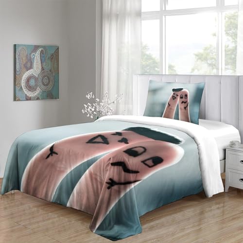 Housse de couette 3D imprimée pour une chambre chaleureuse