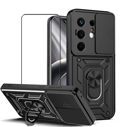 Coque de protection antichoc Tecno Camon 50 4G avec protège écran noir