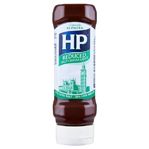 HP Reduced Salt & Sugar Brown Sauce Squeezy 450G Cover