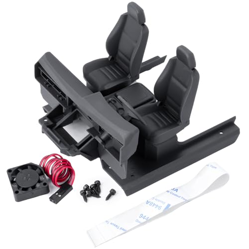 QUE-T Plastic RC Car Shell Interior Decoration for 1:18 TRX4-M K10 RC Crawler Car