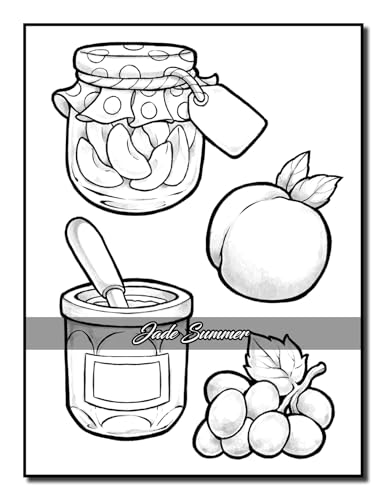 Easy Coloring Book: Large Print Designs for Adults and Seniors with 50 Simple Images of Animals, Flowers, Food, Objects, and More! (Easy Coloring Books) - Image 25