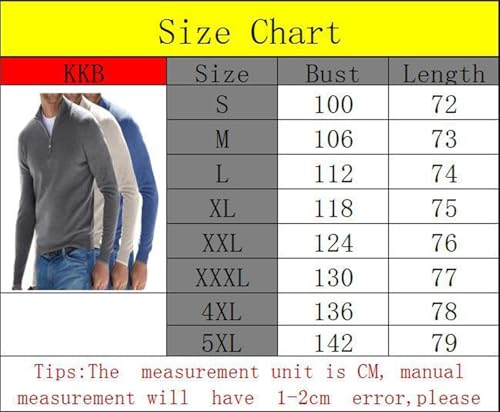 Mens Slim Fit Quarter Zip Knitted Pullover Sweaters, Slim Fit Long Sleeve Knitted Pullover Mock Neck Business Dress Sweater2