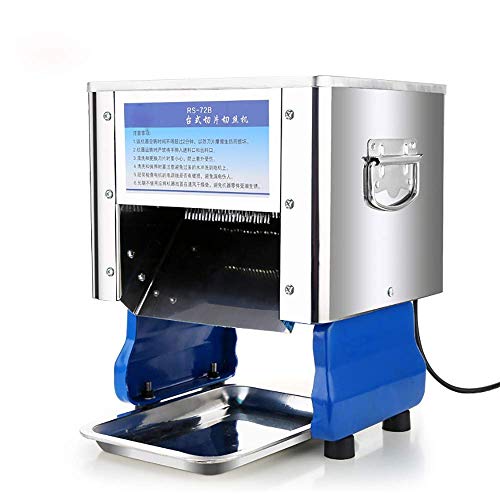 MXBAOHENG Elektrischer Fleischschneider, Einzelklingen, Fleischschneidemaschine aus Edelstahl (5 mm Klinge)
