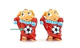 Lustige Ü-Eier Figuren von Ferrero als kleine Schweinchen.