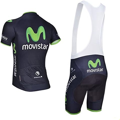 MOVISTAR Squadra Marchi Bike Ciclismo Set Completo di Abbigliamento  Sportivo Ciclismo Maglia Completa con Maniche Guanti, Cappello e Gambe  Scarpe più Caldi Copre Foto (L) : Abbigliamento