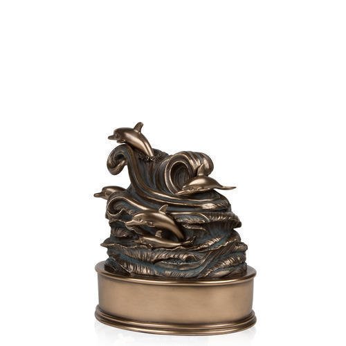 Perfect Memorials Small Tranquil Dolphins Cremation Urn #TOP6