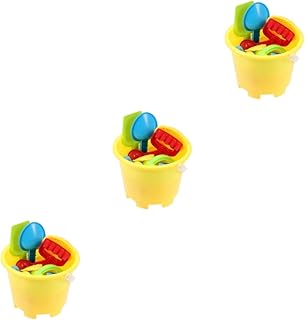 Didiseaon 3 Conjuntos De Nó De Praia Balde De Praia Infantil Brinquedo De Areia De Praia Escavação De Areia Brinquedos De Areia De Praia Baldes De Areia E Brinquedos De Castelo De Areia
