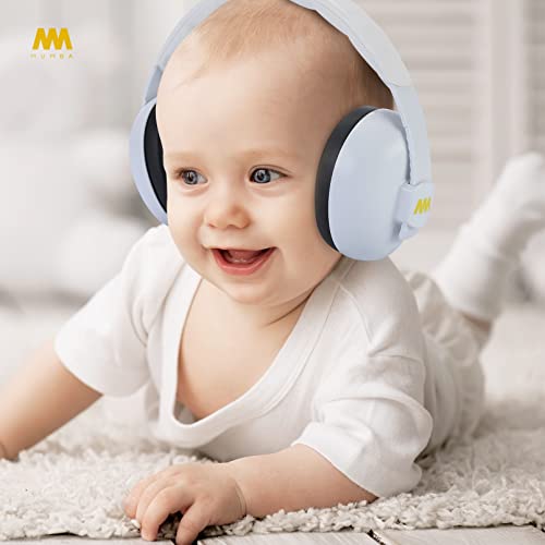 Image of mumba Baby Ear Protection Noise Cancelling Headphones for Babies and Toddlers Baby Earmuffs - Ages 3-24+ Months
