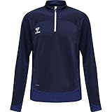  Hummel Herren Sweatshirt Lead Half Zip 207403 Marine XL