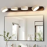 Lampada da bagno girevole a 180°: Il paralume dell’applique LED è progettato intelligentemente, ruota facilmente per indirizzare la luce dove serve – sopra specchi, opere d’arte o comodini.