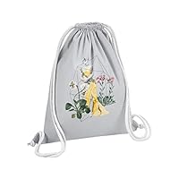 Fabulous Gym Sac Drawstring Bag Grey Cat Mannequin 1930 Collage Art Surrealism Flowers 12 Liters