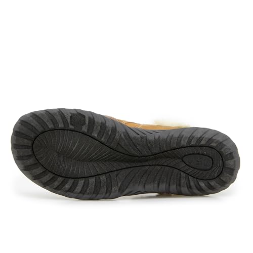 Image of JBU Women's Heather Slip On Cozy Comfortable Memory Foam APMA Accepted Walking Flat