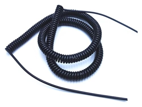 Fil extensible électrique en spirale à 3 conducteurs télescopique 7,5m