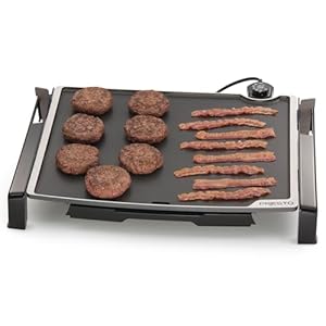Presto XL 07073 Electric Tilt-N-fold Griddle, 19", Black Presto XL 07073 Electric Tilt N fold Griddle 19 Black