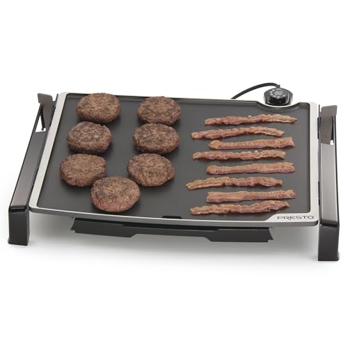 Presto-XL-07073-Electric-Tilt-N-fold-Griddle-19-Black Presto XL 07073 Electric Tilt N fold Griddle 19 Black