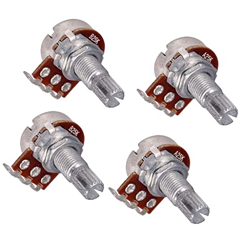Guitare 25K for potentiomètre à arbre divisé basse, for Volume ou tonalité for guitare électrique avec potentiomètre… - Les Beatles, Paul McCartney, John Lennon, RIngo Starr, George Harrison Guitare 25K for potentiomètre à arbre divisé basse, for Volume ou tonalité for guitare électrique avec potentiomètre… – Image 4