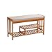Shoe rack Przemiana domu ławka na buty drzwi wewnątrz dom może siedzieć przedmiot osobiste przechowywanie trwała szafka na buty z litego drewna 90 x 30 x 50 cm UOMUN (kolor: Podstawowy kolor)