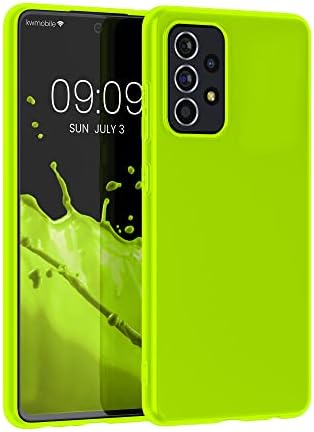 kwmobile TPU Case Compatible with Samsung Galaxy A52 / A52 5G / A52s 5G - Case Soft Slim Smooth Flexible Protective Phone Cover - Metallic Berry