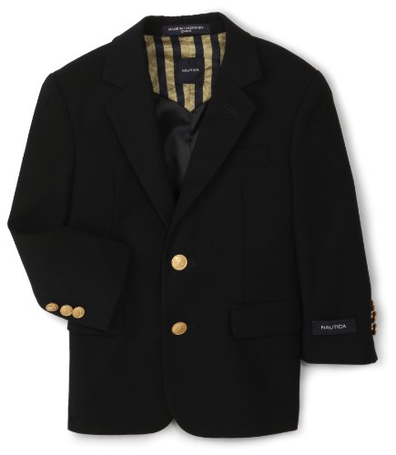 Nautica Little Boys' Navy Blazer, Navy, 4