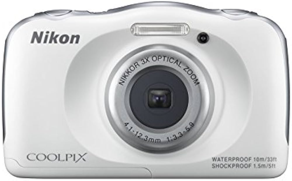 Buy Nikon Coolpix S33 13.2MP Point and Shoot Digital Camera (White