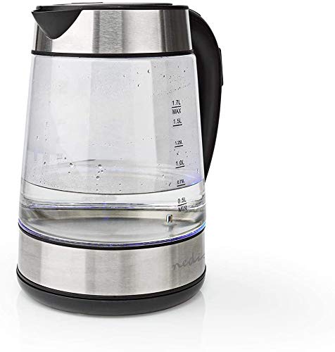 TronicXL 1,7l Glas beleuchteter Wasserkocher Edelstahl + Toaster Wasser Kocher beleuchtet mit einstellbarer Temperatur… – Bild 7