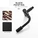 Pasuihcay 360 Degree Rotating Black Wall Mounted Single Cold Water Mixer Solid Brass Kitchen Sink Basin Faucet Mop Pool Water Taps