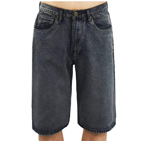 Stacy Adams Men’s Casual Relaxed Fit Denim Short (38, Ice Indigo) #TOP17
