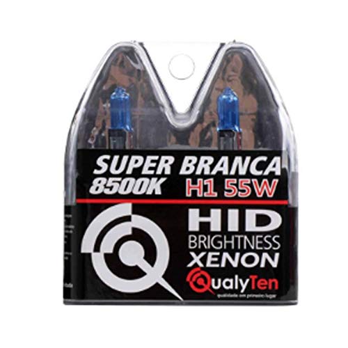 Lâmpada H1 12v 55w Super Branca 8.500k