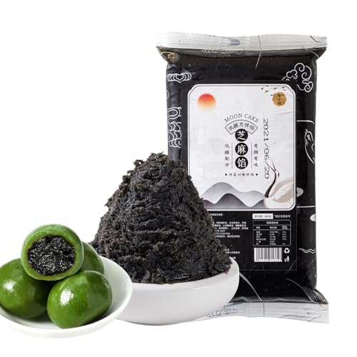 Lunaeturn Ripieno Al Sesamo Nero Per Pasticceria E Forno 500 G Farcitura Pronta Per Dolci Da Forno Pane Mooncake Bun E Dessert Crema Al Sesamo Nero Ingredienti Per Baking