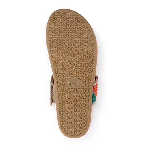 Image of The Sak Everly Slide Sandal - Women's Flat Fashion Slides with Soft Cushion Sole - Beach Slip On Sandals For Everyday