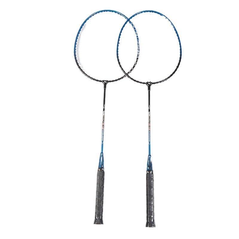 Badminton Racket Lightweight Convenient Adult Training Racket Comes with Racket Bag(Blue)