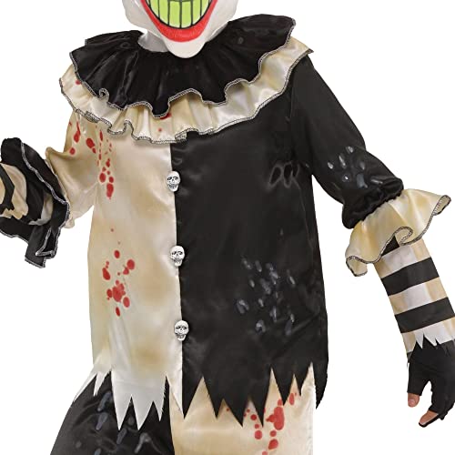 Creepy Carnival Clown Costume - Child Xl 14-16, 1 Pc #TOP3