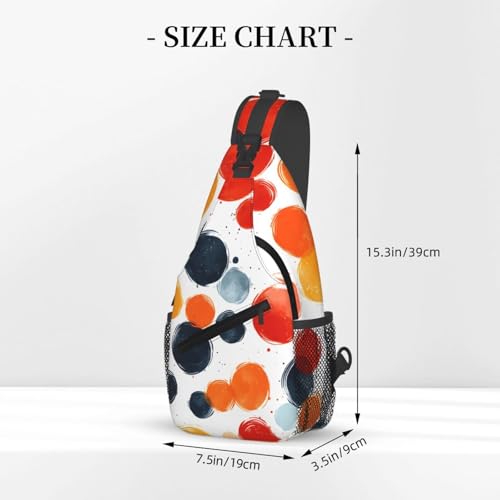 Bolso bandolera colorido para mujer y hombre, ligero y ajustable miniatura 3