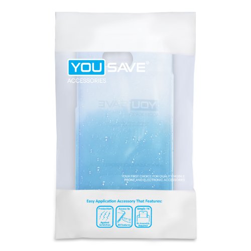 Yousave Accessories Raindrop Custodia Rigida per