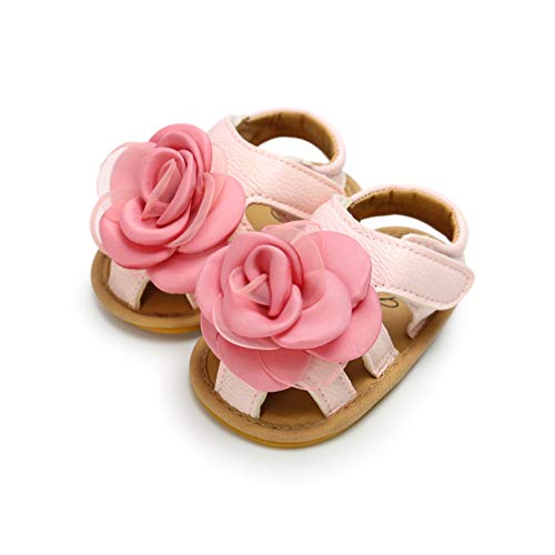 Baby Toddler Girls Boys Sandals Infant Summer Beach Flat Shoes, Premium Soft Anti-Slip Rubber Sole Prewalker First Walker Baby Crib Shoes Fishman Sandals for Infant Toddler Girls Boys 0-18Months