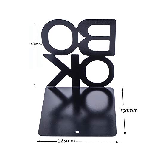 Shikaman Book Ends - Decorative Metal Book Ends Supports thumb #3
