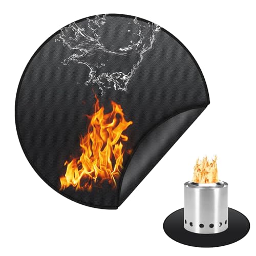 Fire Mat For Fire Pit, 20in Round Fire Pit Mat, 3 Layer Spar