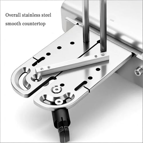 Abrazadera de banco ajustable de acero inoxidable para procesar piezas de joyería de metal 7