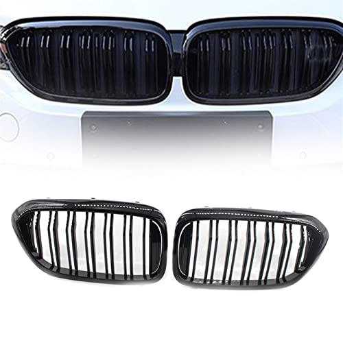 Calandre BMW G30 2017 Noir Brillant Grille Avant Série 5 2 Pièces