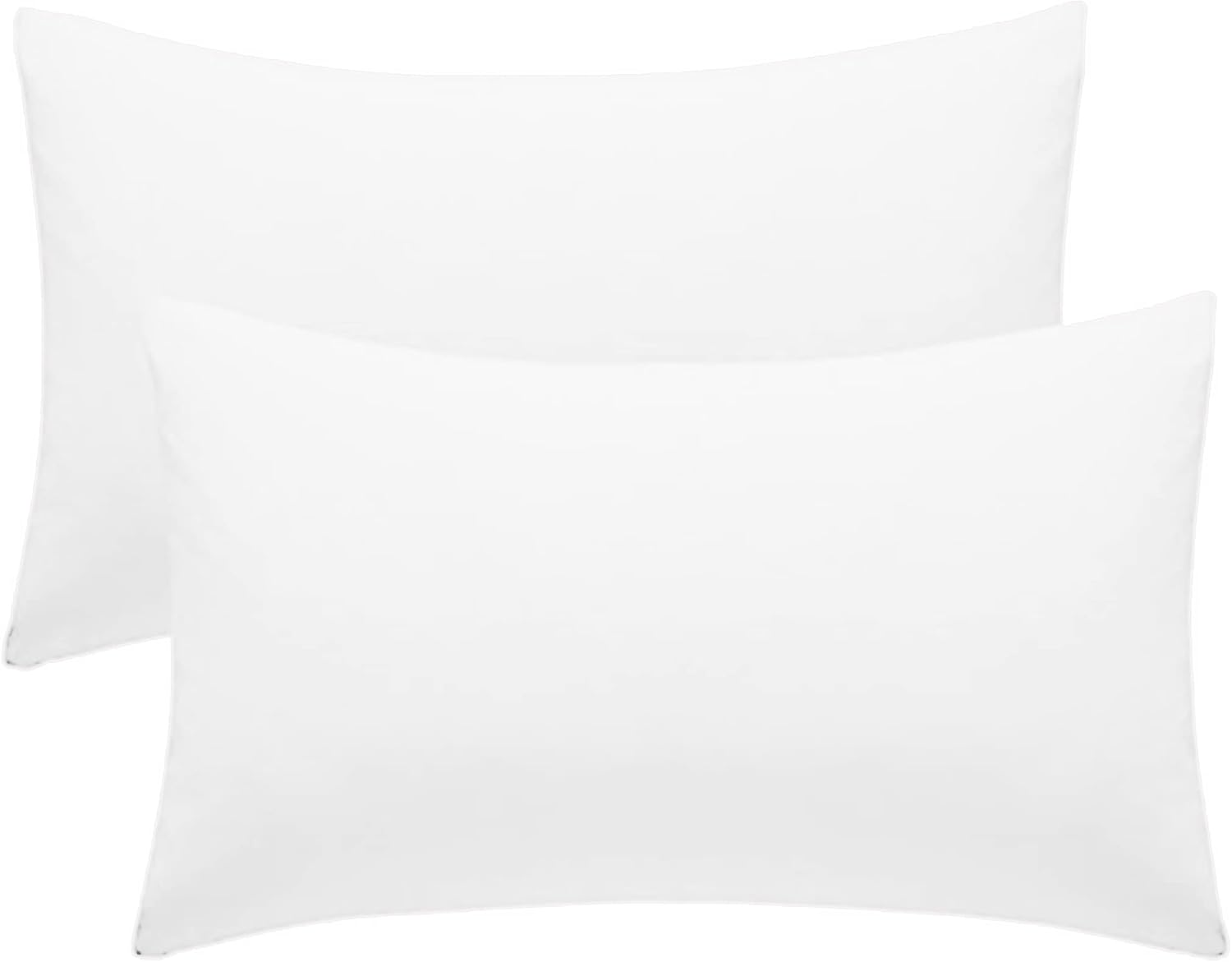 Pillow Cases 2 Pack White Pillow Covers 50X75CM Hotel Quality Poly