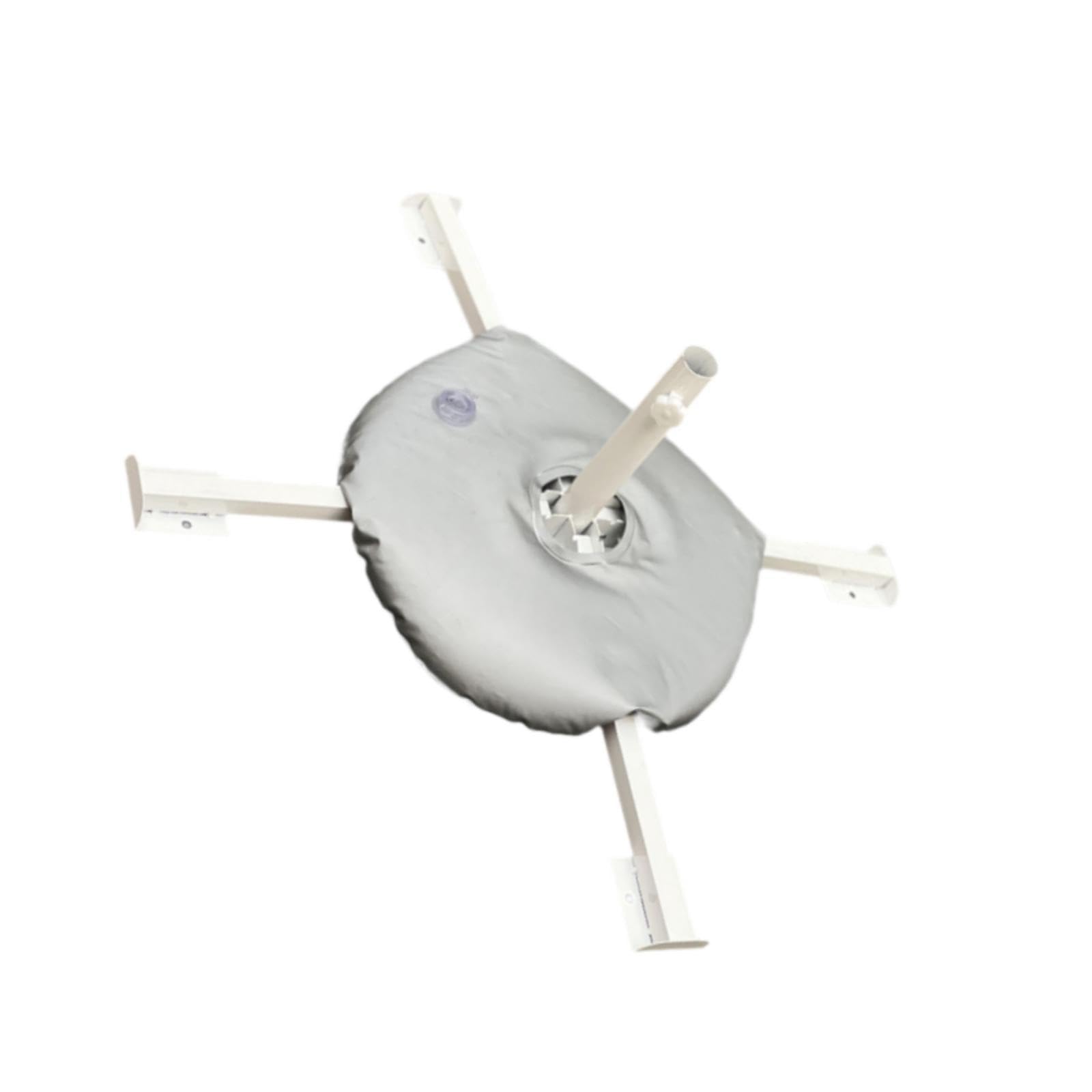 Support parasol kowaku avec base de lestage pliable pour terrasse et jardin