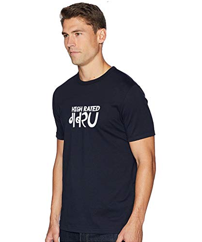 Image of T-Shirt for Men HIGH Rated GABRU Hindi Funny Typography tees