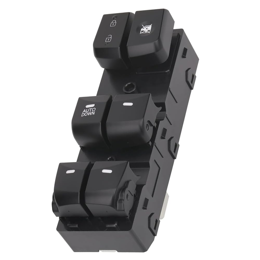 Photo 1 of Master Power Door Lock Window Control Switch for 2011-2015 Hyundai Elantra (AUTO Down), Front Left Driver Side Power Window Controller Switch 93570-3X000