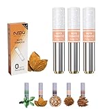 【吸いごたえ成分配合】Aspire NEXI One カートリッジ 電子タバコ タール ニコチン0 VAPE ベイプ 電子タバコ 使い捨て シーシャ 持ち運び ランキング 持ち運びシーシャ 水蒸気 おすすめ シーシャ フレーバー 禁煙 パイポ 禁煙グッズ 水タバコ(3個セット,ナッツタバコ)