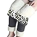 Winterleggins für Mädchen Winter Strumpfhosen Herbst Sporthose Hoher Taille Dehnbare Arbeitshose Winterdicke Warme Plüschstrumpfhose Plus Samt Fitnesshose Winter Women
