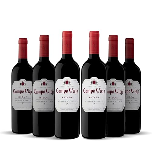 Campo Viejo Tempranillo D.O.CA Rioja Vino Pack de 6 botellas - 750ml