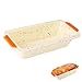 Stampo per Toast, 23.5*10*2.5cm Non-Stick Baking Mold, Teglie da Forno Rettangolare in Silicone, Stampo per Pane Tostato Vassoio, Stampo in Silicone per Le Torte Fatte in Casa e Pane