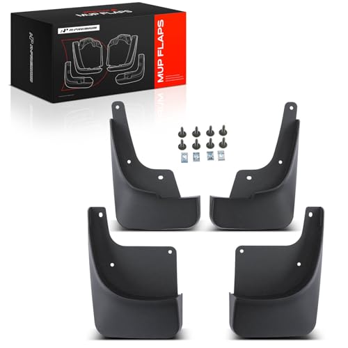 A-Premium Set of 4PCS Mud Flaps Splash Guards Mudguards Mudflaps with Hardware Kits Accessory Compatible with Suzuki Grand Vitara 1999-2005, Sport Utility, Front LH RH and Rear LH RH