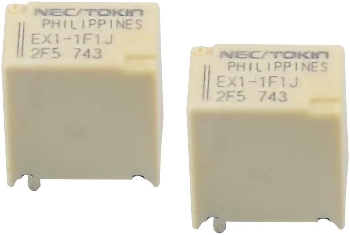 Relé da bomba de combustível HONGYETAJA NEC/Tokin EX1-1F1J 12 VDC DIP-5 para TIPM – Pacote com 2