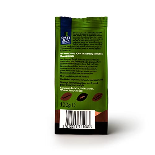 Crazy Jack Organic Brazil Nuts - 100g image 4